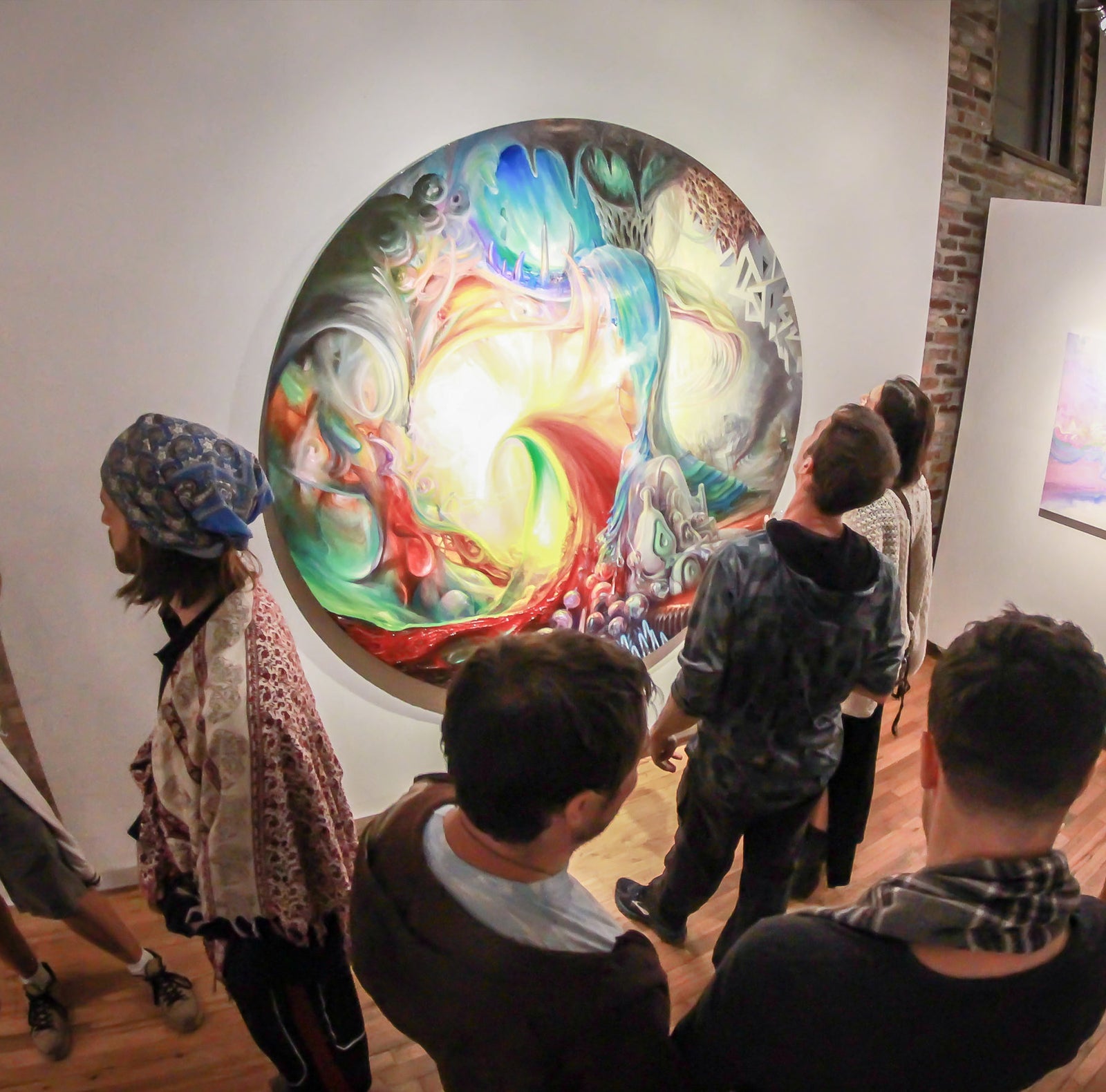 Emanations Art Show Opening