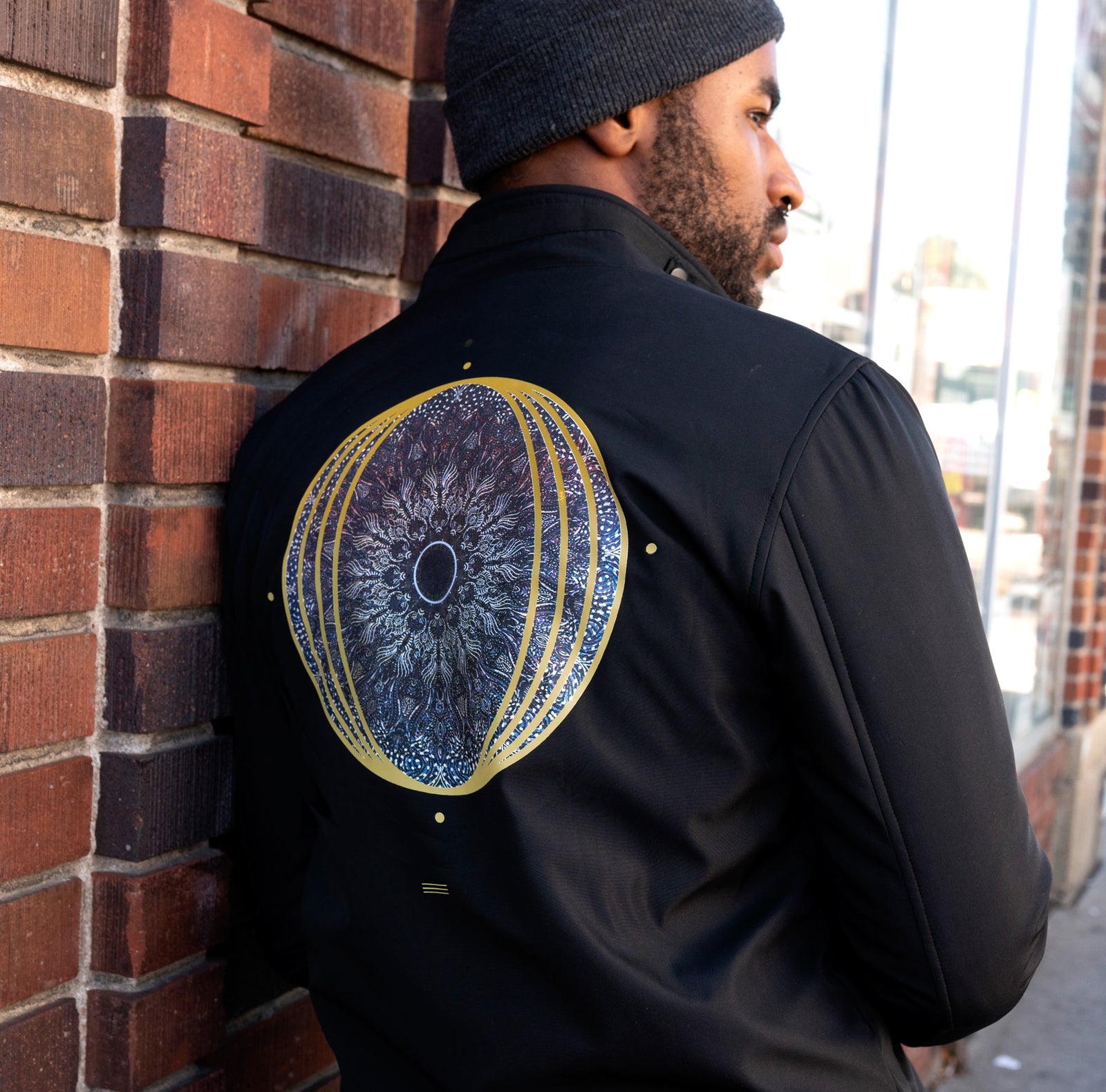 Funnel Neck Bomber Jacket