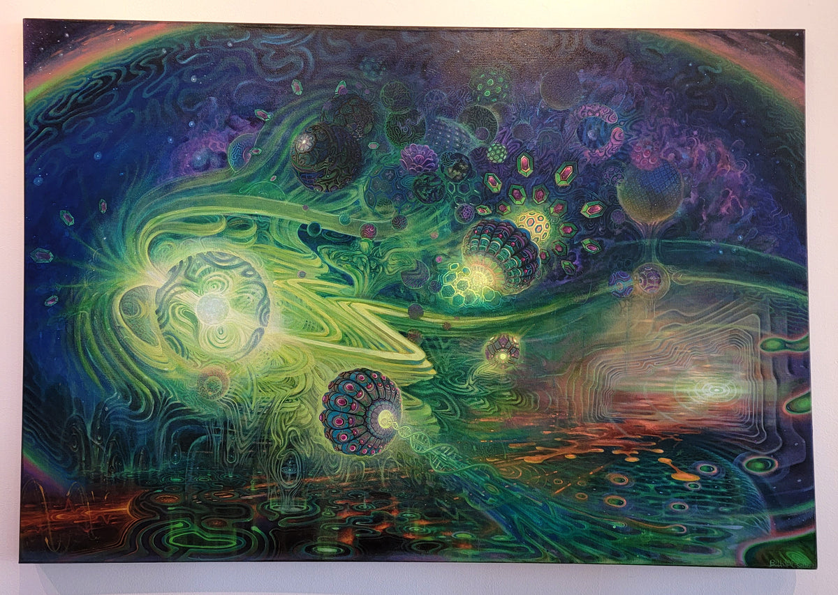 Eclipse Original Painting by Jonathan Solter &amp; Kent Baltutat