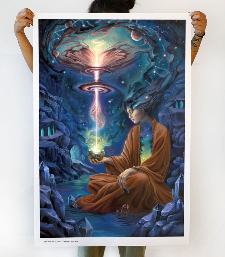 Primordial Sound Signed Print by Shannon Miguela