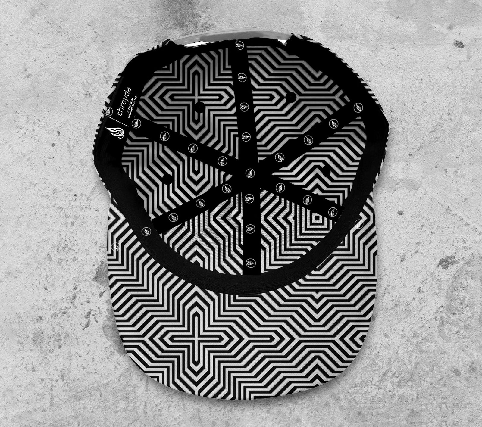 Trace Snapback Hat by Luke Brown