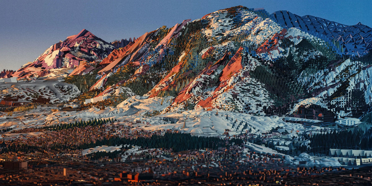 Left Hand Winter Sunrise Original by Android Jones