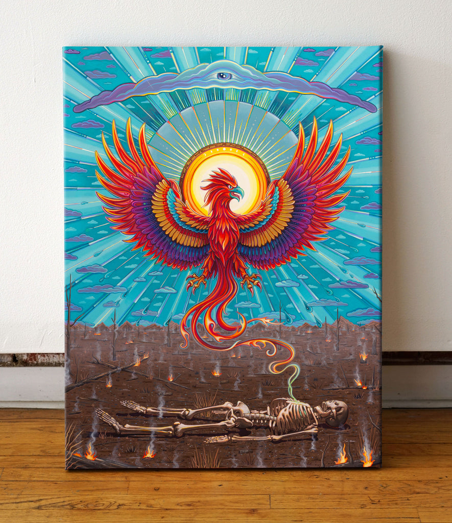 Begin Again Stretched Canvas by John Speaker