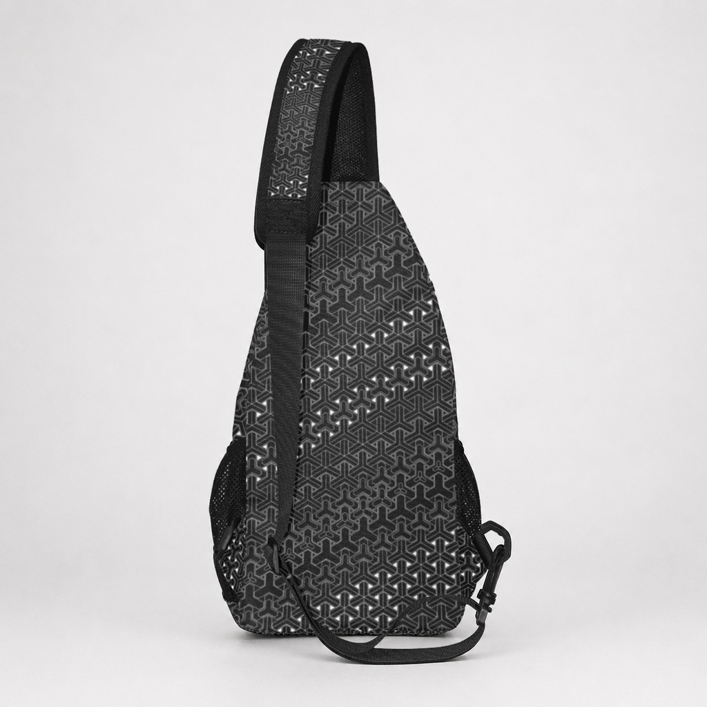 Tesseract Cross Body Bag by Kimi Takemura