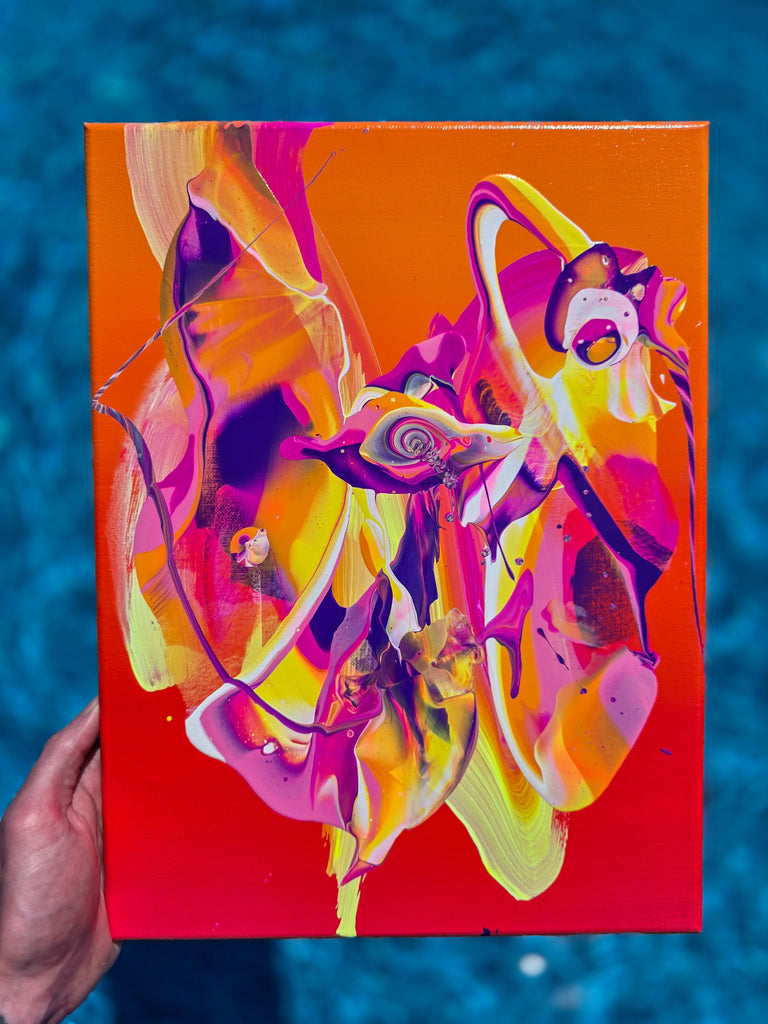 Cortex Original Painting by Zach Jackson