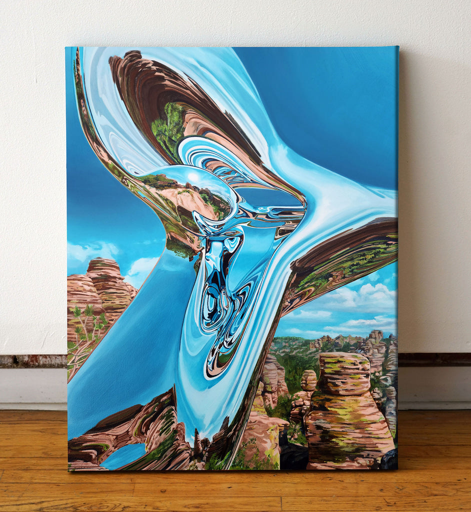 GEOLOGIC Stretched Canvas by Zach Jackson