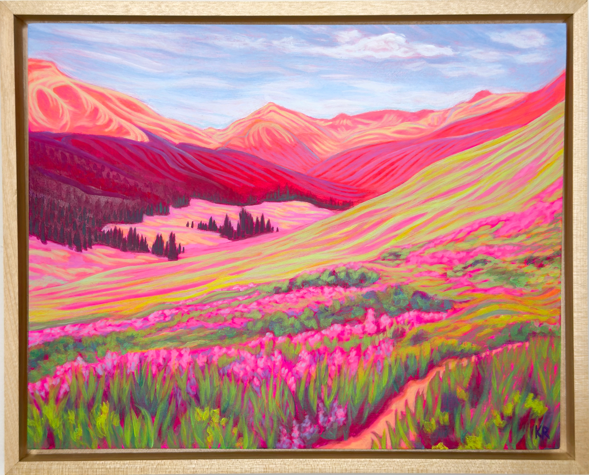 Fireweed Bloom Original by Kristen Ross
