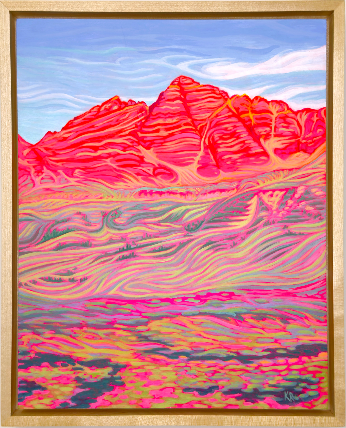Maroon Bells from Frigid Air Pass Original by Kristen Ross