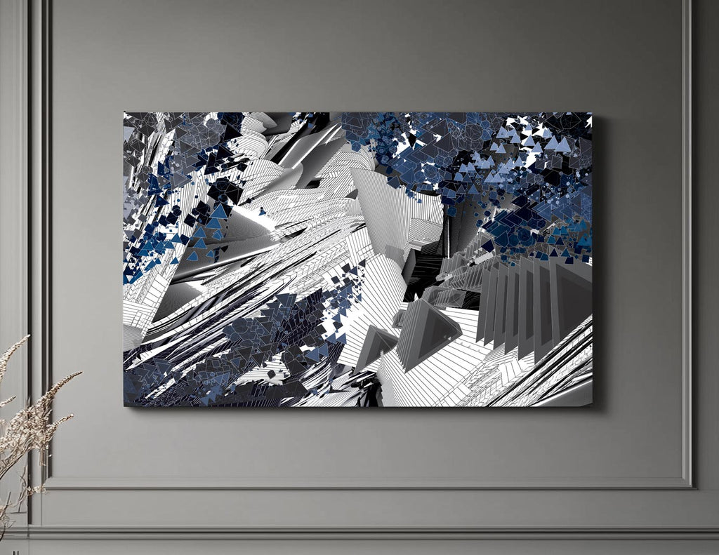 Structure Stretched Canvas by Kimi Takemura