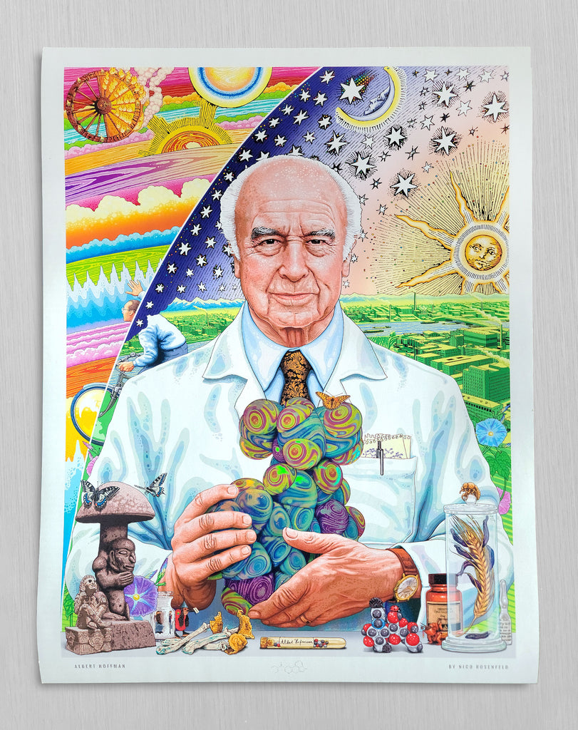 Albert Hofmann Holographic Print by Nico Rosenfeld