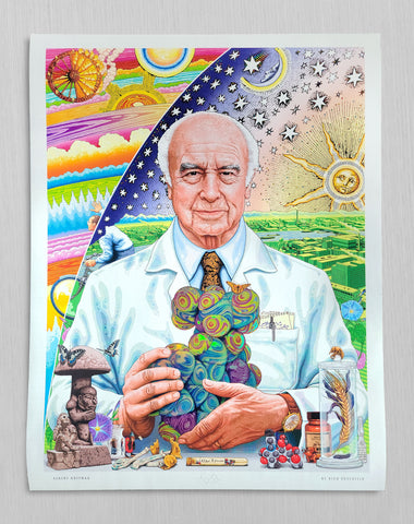 Albert Hofmann Holographic Print by Nico Rosenfeld
