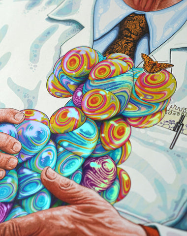 Albert Hofmann Holographic Print by Nico Rosenfeld