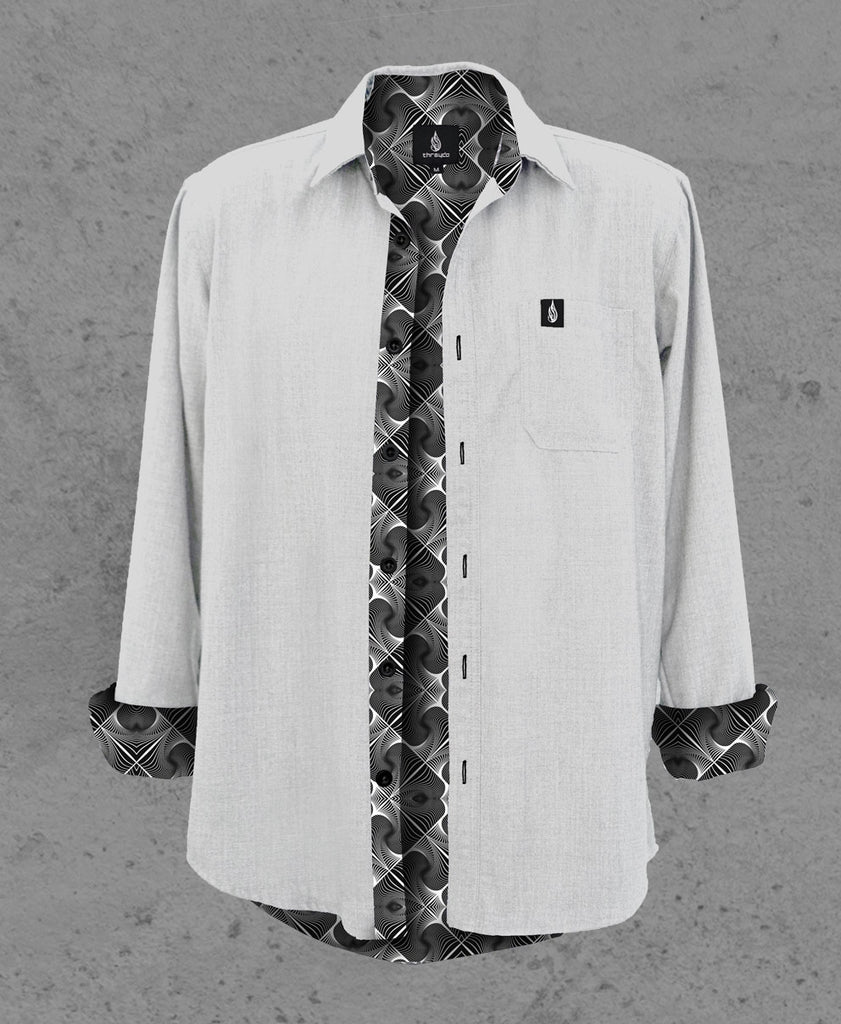 Reinforce Button Lined Down Shirt by Threyda