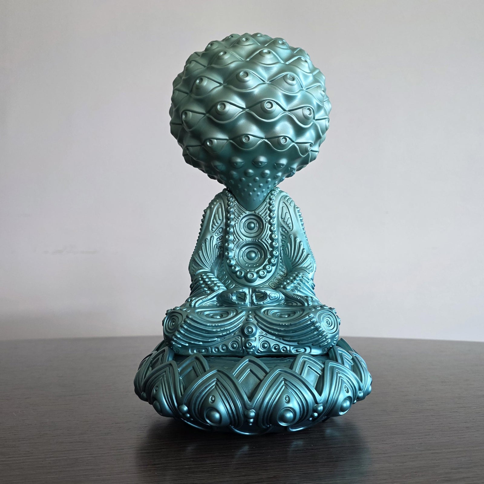 Awakening Buddha Metallic Jade Finish - 48 Hour Auction