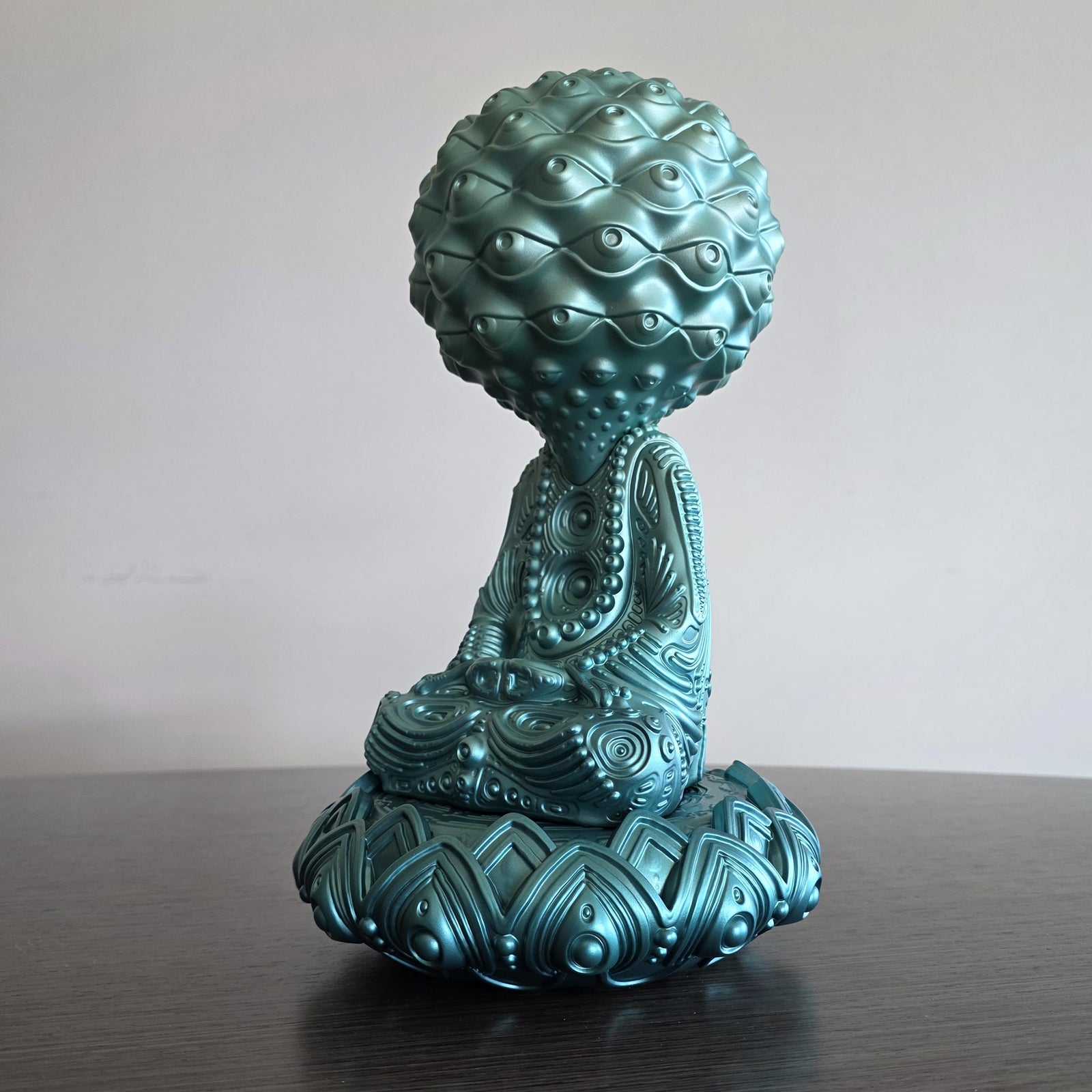 Awakening Buddha Metallic Jade Finish - 48 Hour Auction