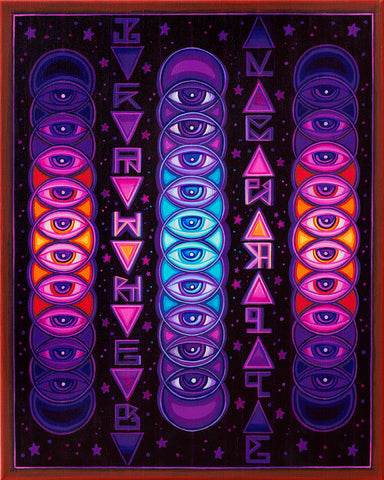 Between Love And Fear Embossed Holo Print by John Speaker