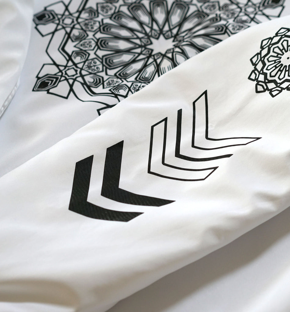 Lucent Funnel Neck Bomber by Threyda
