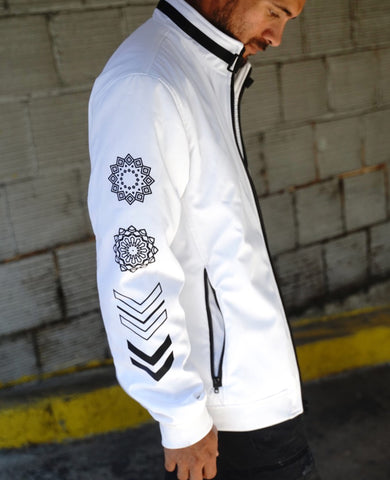 Lucent Funnel Neck Bomber by Threyda
