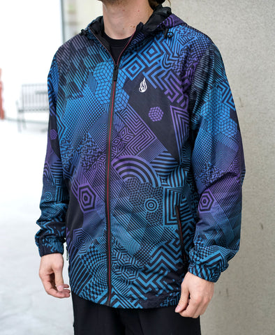 Chromatrix Windbreaker Jacket by Stephen Kruse x Corey Divine - Presale Ships August