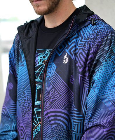 Chromatrix Windbreaker Jacket by Stephen Kruse x Corey Divine - Presale Ships August