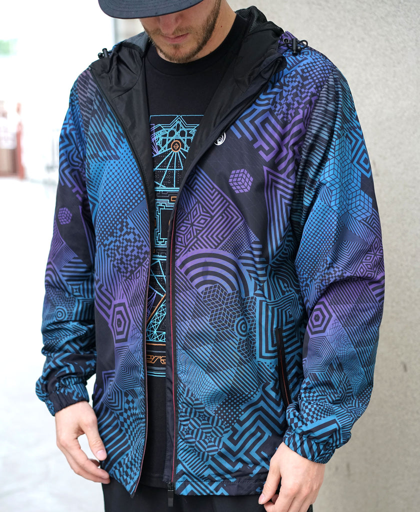 Chromatrix Windbreaker Jacket by Stephen Kruse x Corey Divine - Presale Ships August