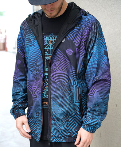 Chromatrix Windbreaker Jacket by Stephen Kruse x Corey Divine - Presale Ships August