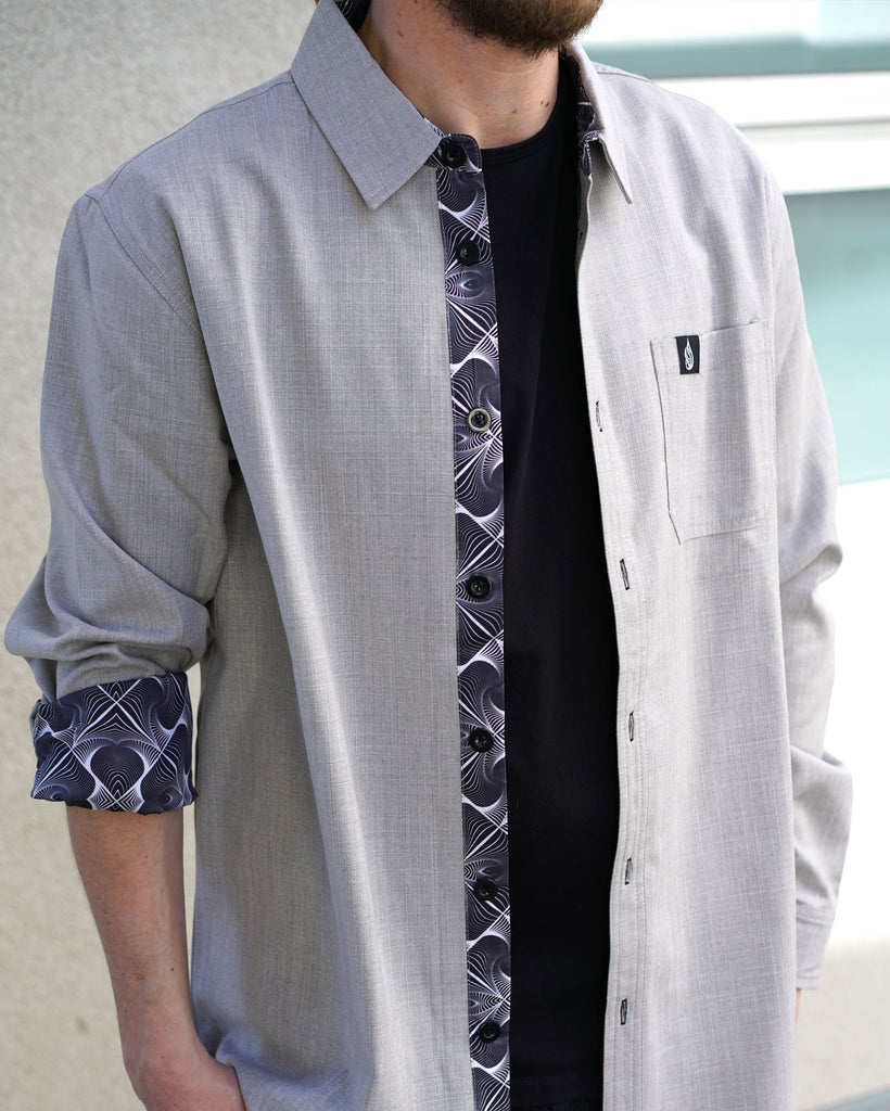 Reinforce Button Lined Down Shirt by Threyda