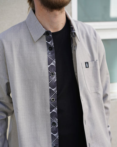 Reinforce Button Lined Down Shirt by Threyda
