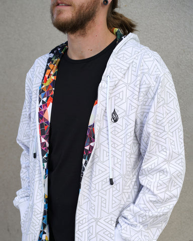 String Theory Reversible Hoodie by Threyda