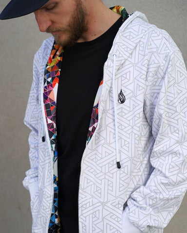 String Theory Reversible Hoodie by Threyda