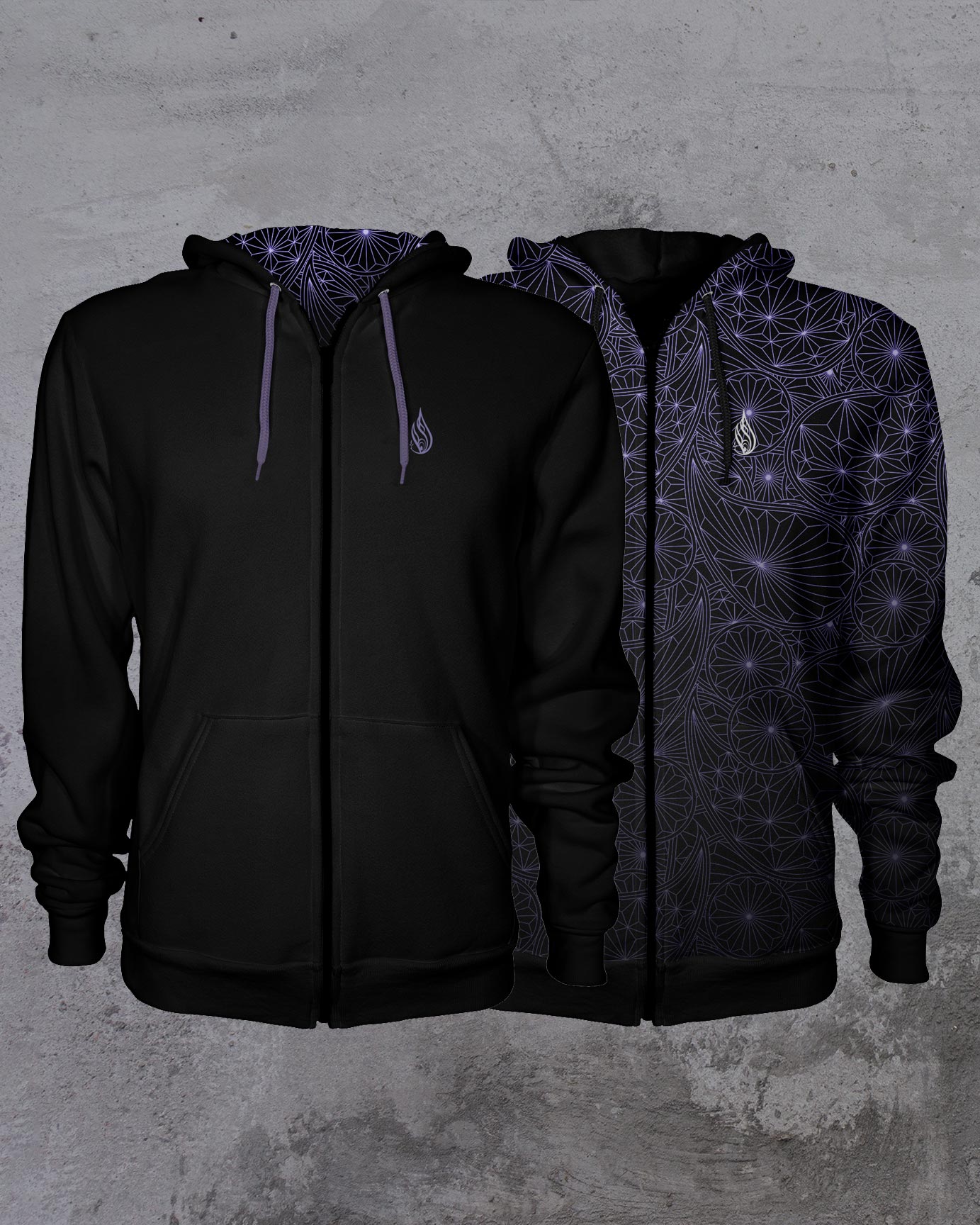 Spiral Reversible Hoodie by Threyda - Presale Ships Nov