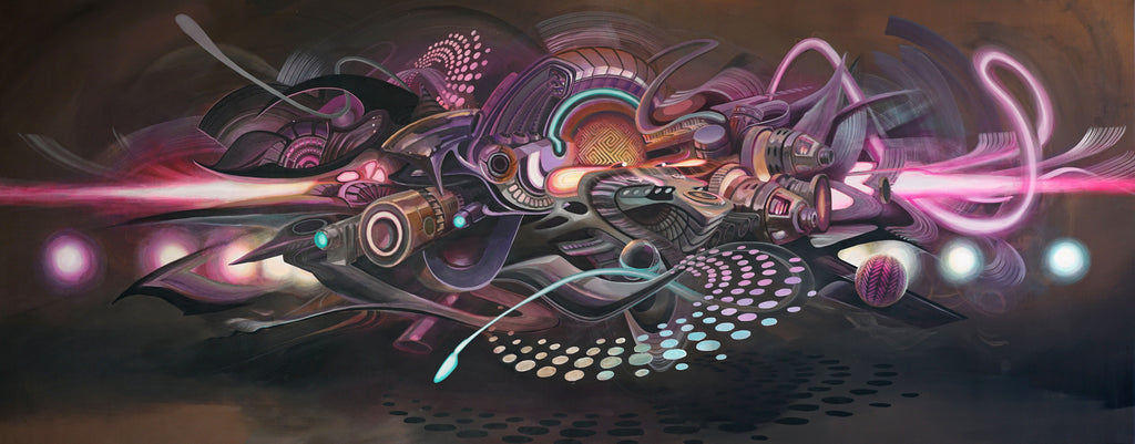 Drone Stretched Canvas by Threyda