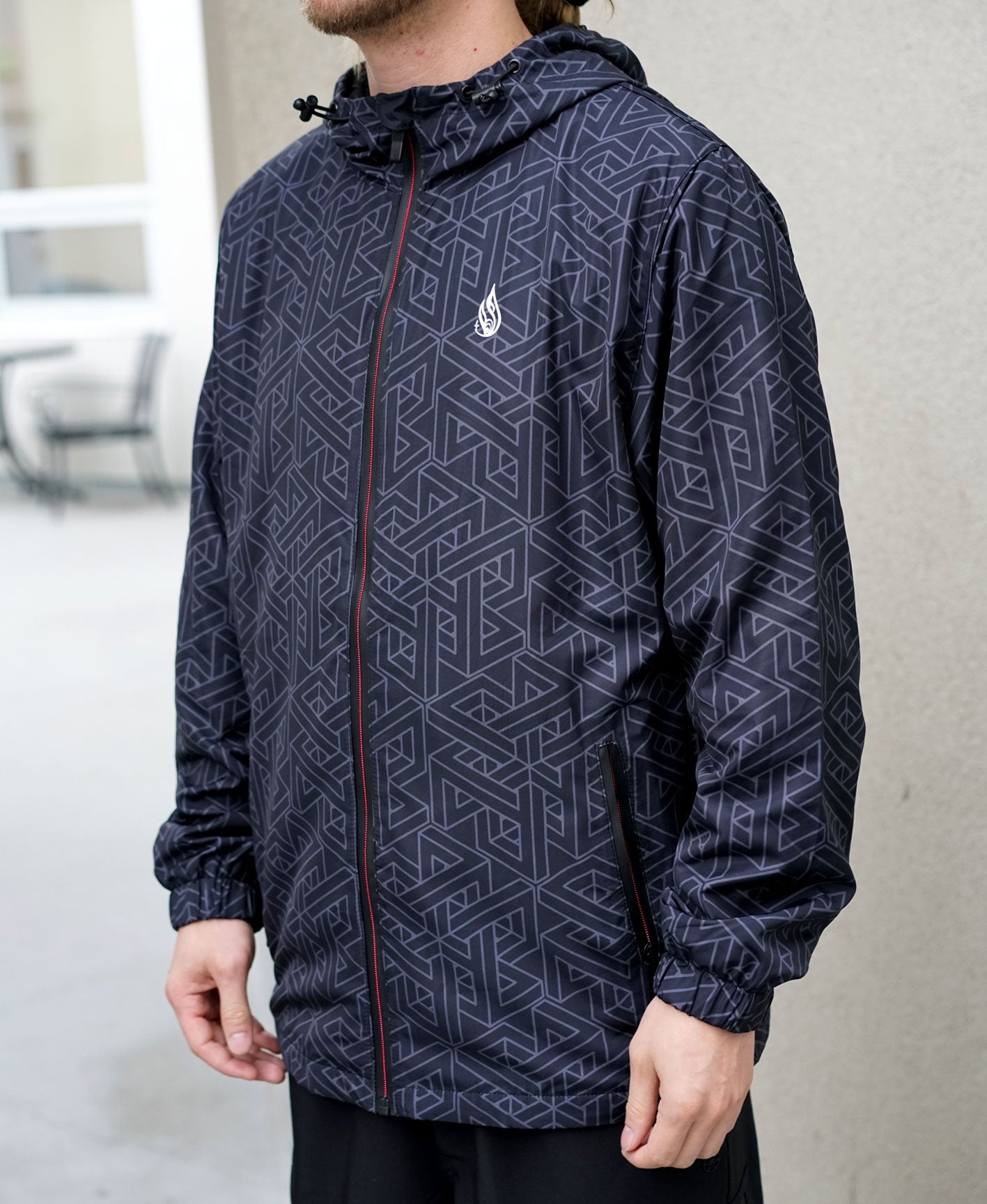 Escher Windbreaker Jacket by Threyda- Presale Ships August