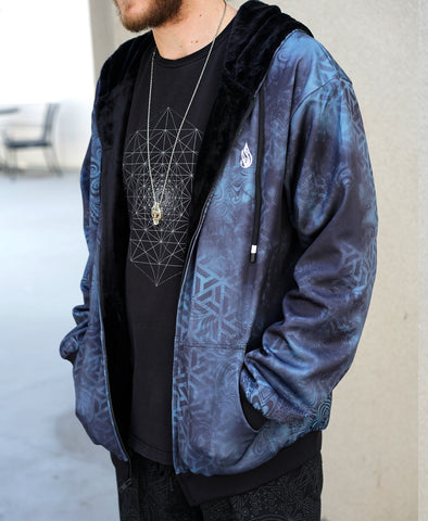 Interlocked Sherpa Hoodie by Gage Kelsey