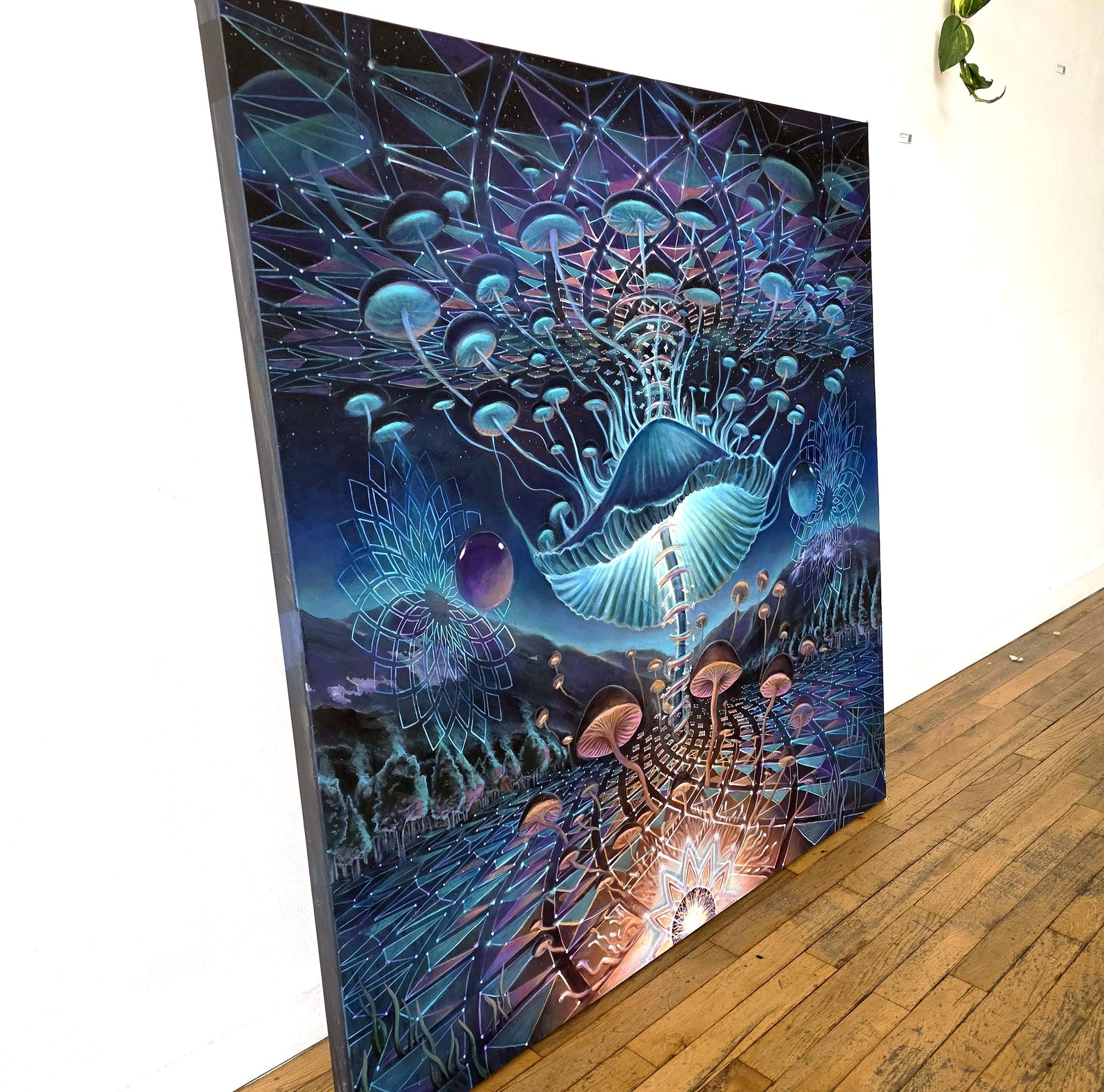 Genesis Original Painting by Morgan Mandala x Peter Westermann