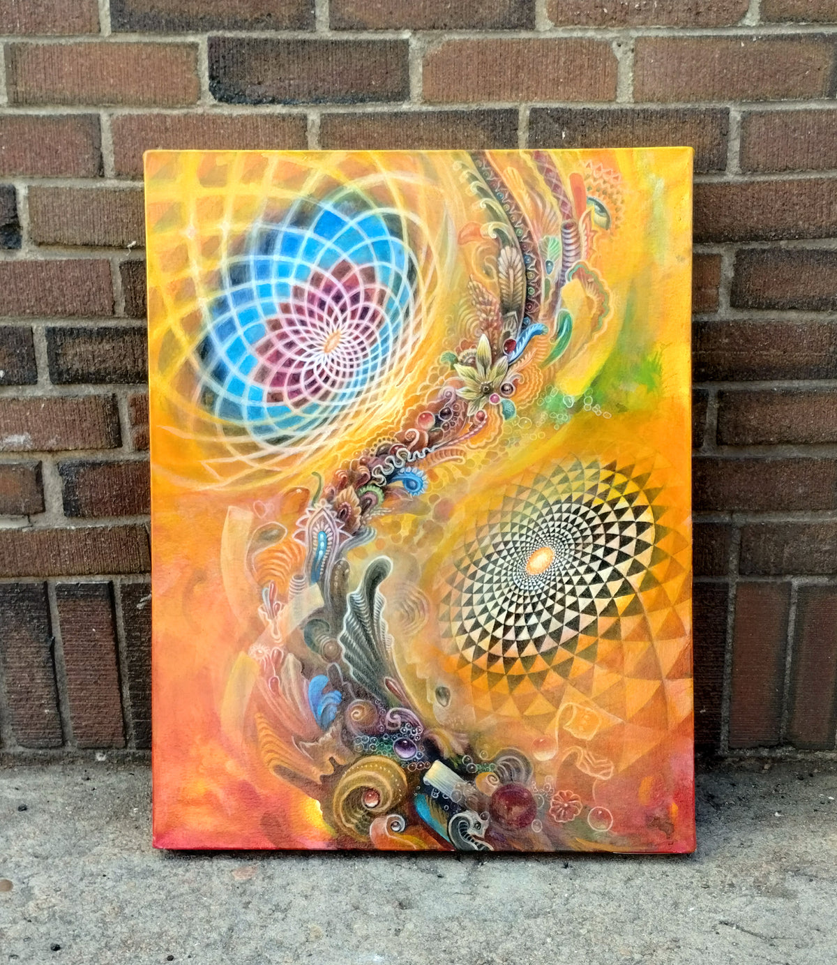 Kokoro Flow Original Painting by Randal Roberts - 48 HOUR AUCTION