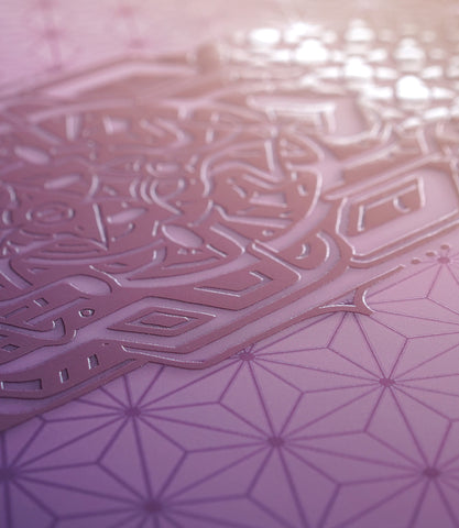 Kunzite Embossed Matte Print by Stephen Kruse