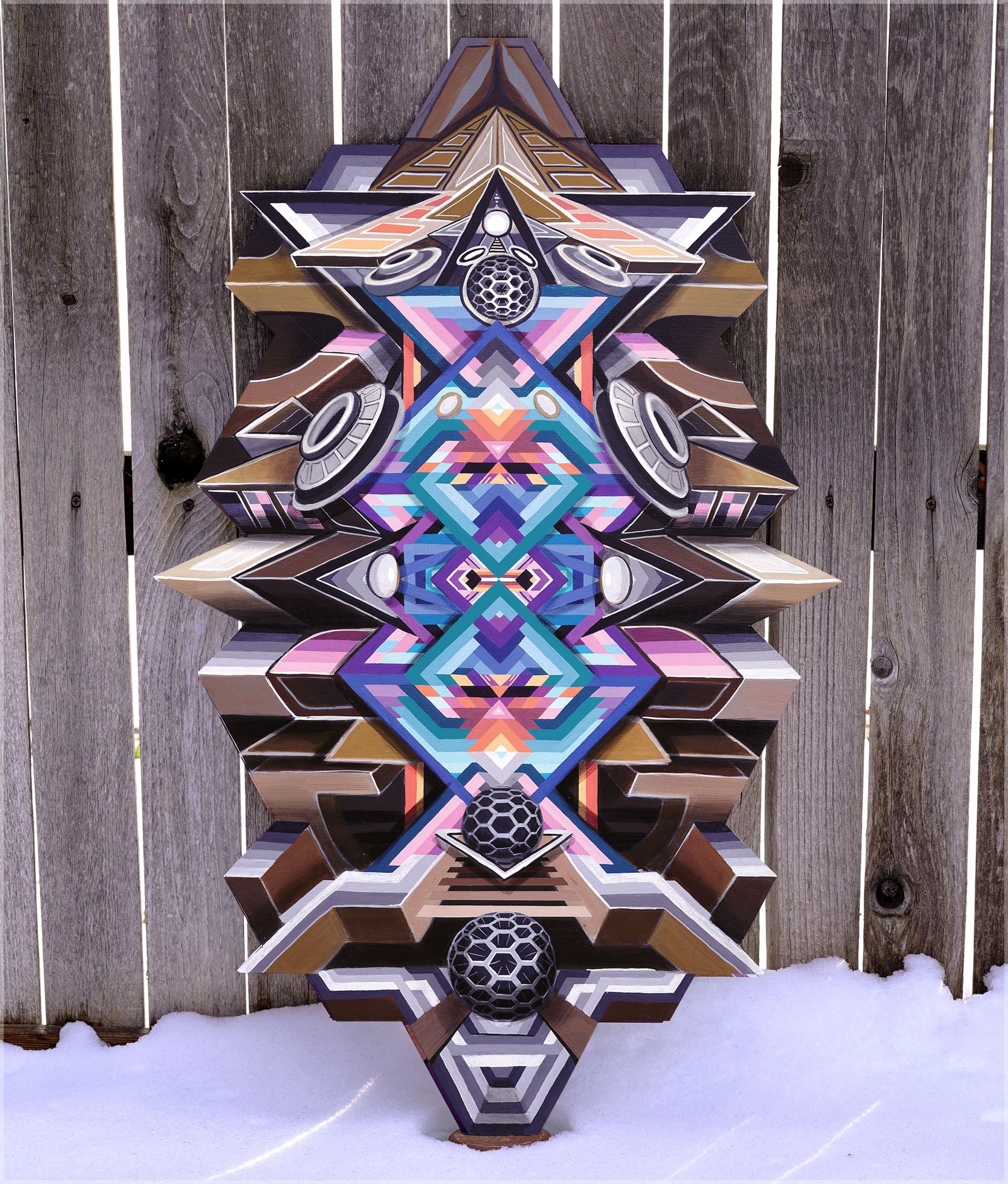 Suboctave Aluminum Print by Stephen Kruse x Ill Des