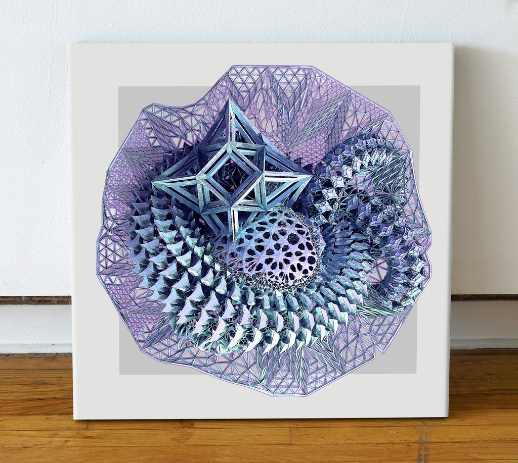 Micrographia Stretched Canvas by Totemical
