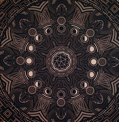 Lunar Monolith Framed Print by Mugwort Designs