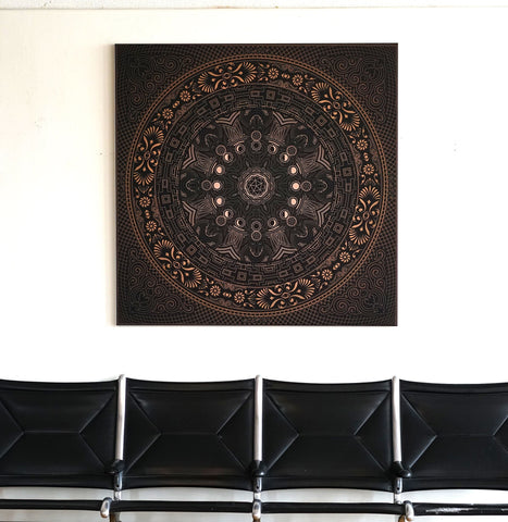 Lunar Monolith Framed Print by Mugwort Designs