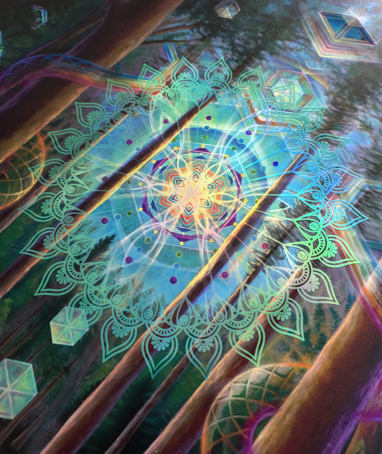 Archetype Embossed Holo Print by Morgan Mandala