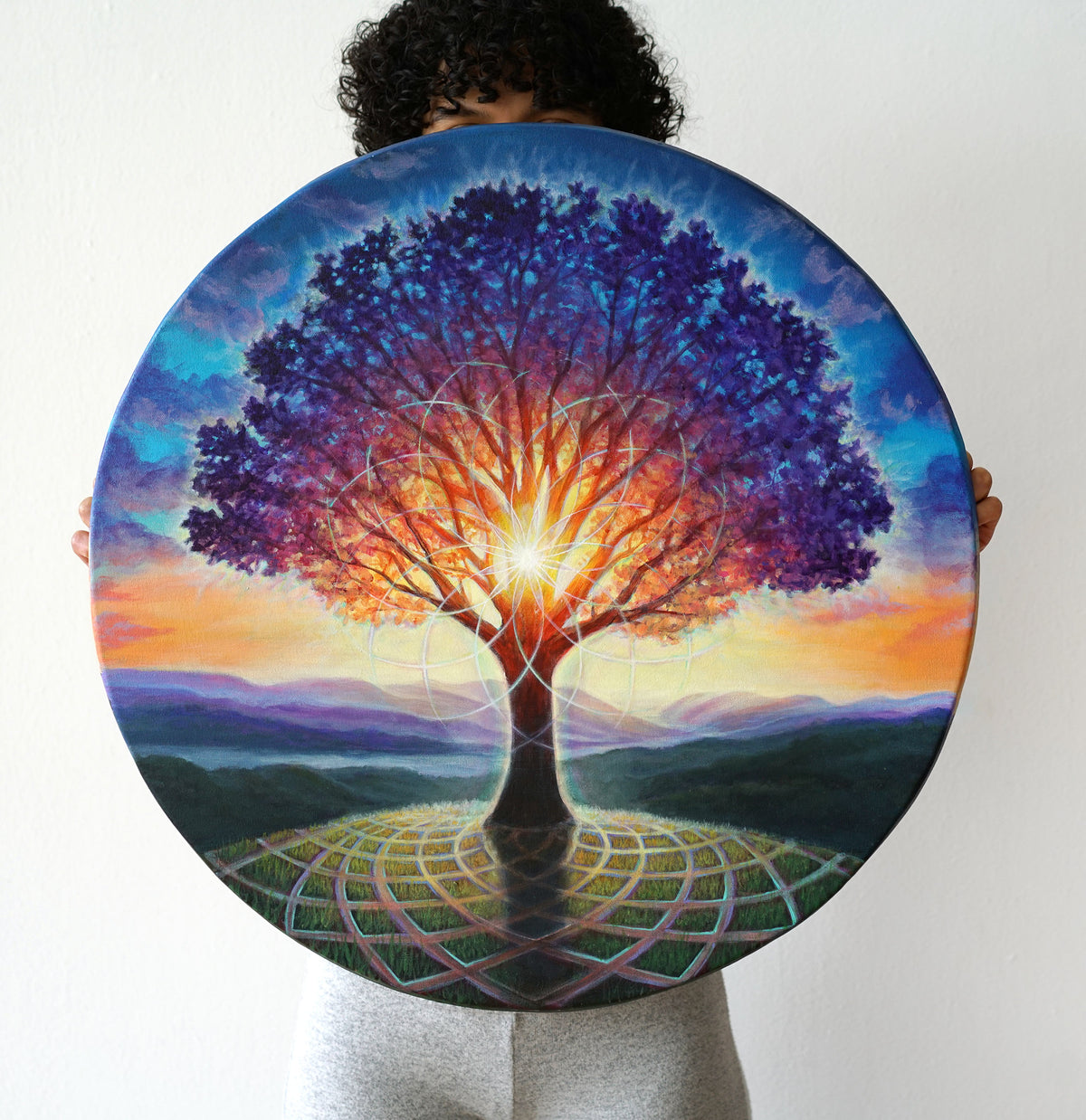 Tree of Light Original by Morgan Mandala - 72 HOUR AUCTION