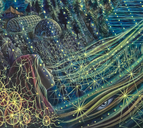 A New Dawn Stretched Canvas by Amanda Sage