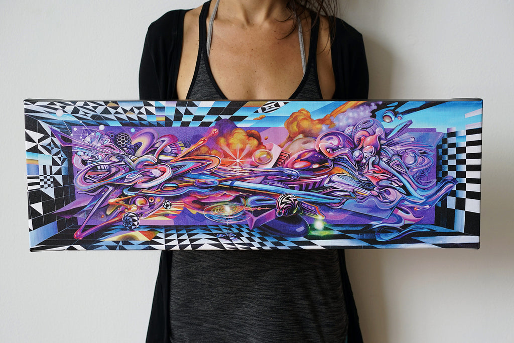 Paradigm Mini Stretched Canvas by Threyda x Apex Collective