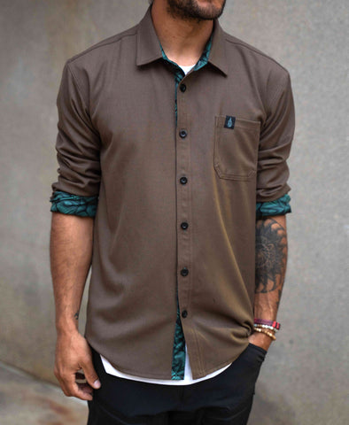 Pathway Lined Button Down Shirt by Threyda - Presale Ships March