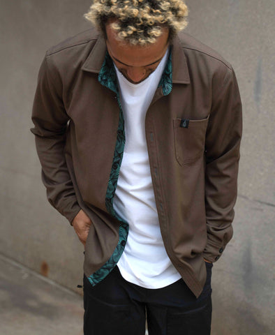 Pathway Lined Button Down Shirt by Threyda - Presale Ships March