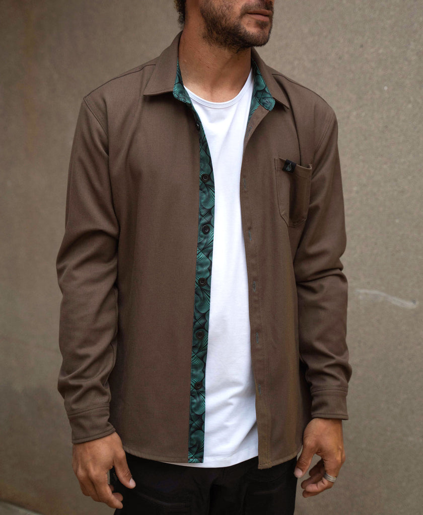 Pathway Lined Button Down Shirt by Threyda - Presale Ships March