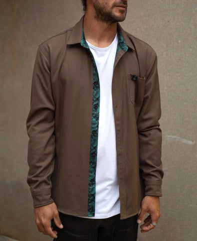 Pathway Lined Button Down Shirt by Threyda - Presale Ships March