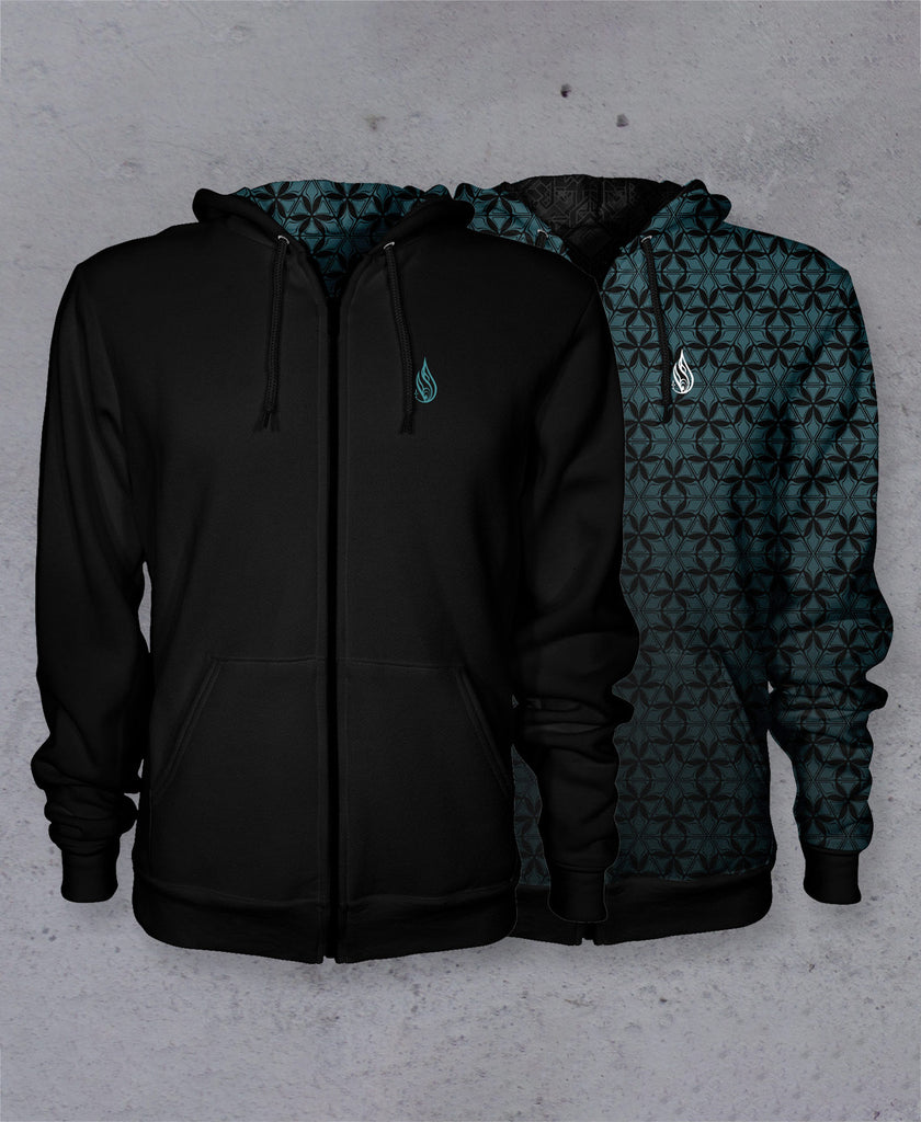 Aphelion Reversible Hoodie by Threyda